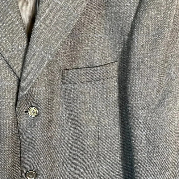 Palo Savino Wool Cashmere Sutton Sport Coat Dinner Jacket Blazer Men's 42R Gray - Picture 8 of 16